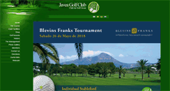 Desktop Screenshot of clubdegolfjavea.com